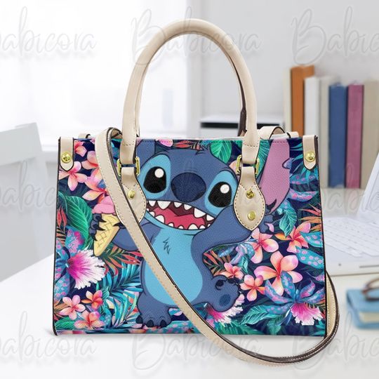 Stitch Disney Bag, Lilo And Stitch Leather Handbag
