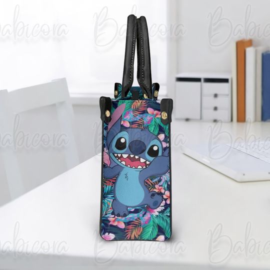Stitch Disney Bag, Lilo And Stitch Leather Handbag
