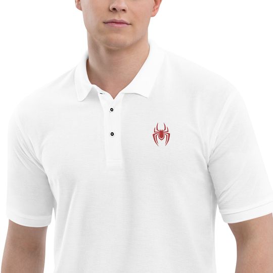 Spider-man  Polo, Marvel Polo, Avengers Polo, Miles Morales Spider-man inspired polo