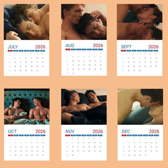 Heated Rivalry Limited Version Calendar 2026, Heated Rivalry Limited Version Wall Calendar, New Year Room Decor