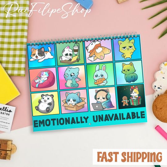 Emotional Positive Mental Health Wall Calendar 2026