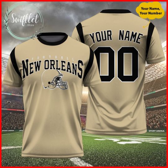 Personalized New Orleans Football 3D Shirt