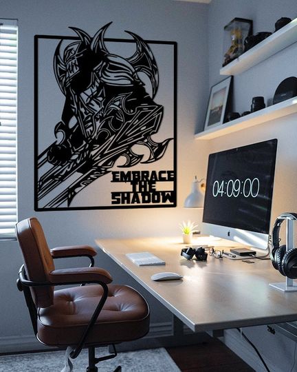 Zed Metal Wall Art, League of Legends Wall Decor, Zed Art, Lol, League of Legends Fan Art, Zed Fan Art, Metal Artwork, Metal Art