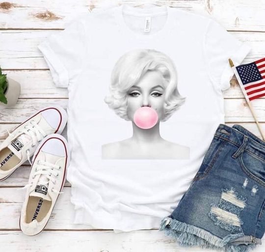 Marilyn Monroe bubblegum T-shirt