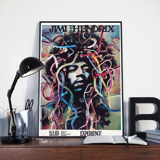 Jimi Hendrix 1969- concert poster