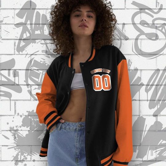 Custom Unisex Varsity Jacket, Mickey Mouse Sneaker, Varsity Jacket