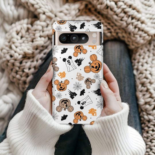 Mickey Pumpkin Mickey Ghost Halloween Phone Case, Disney Iphone Case