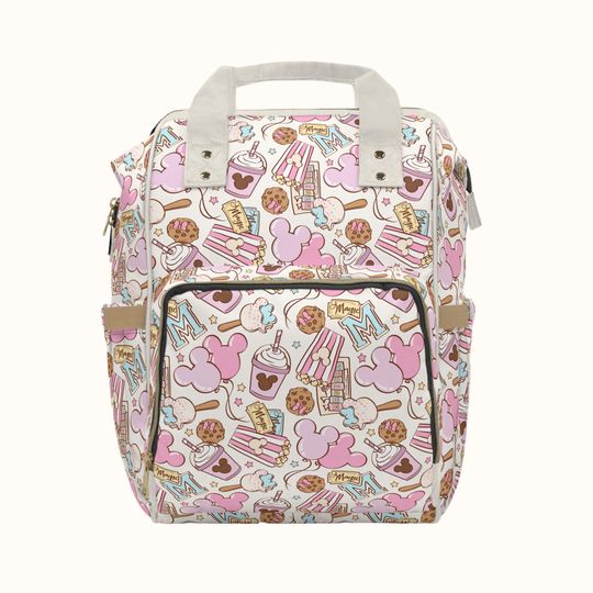 Disney Snacks Diaper Backpack, Disney Diaper Bag