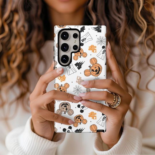 Mickey Pumpkin Mickey Ghost Halloween Phone Case, Disney Iphone Case