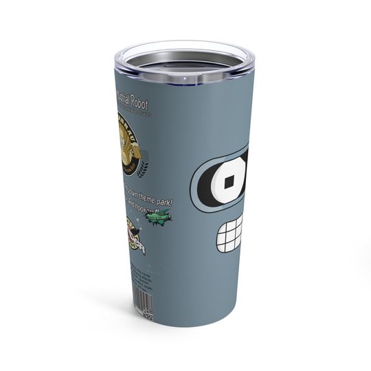 Futurama Bender Copper Vacuum Insulated Tumbler
