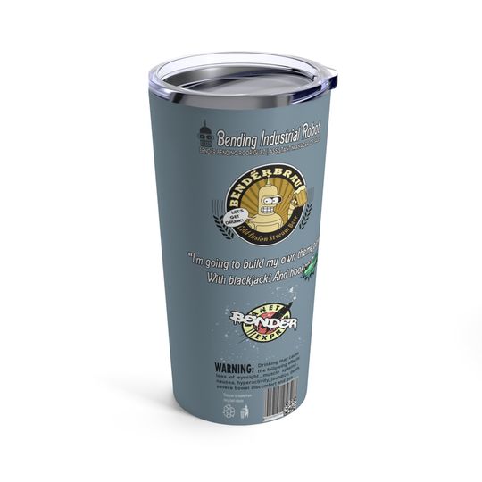 Futurama Bender Copper Vacuum Insulated Tumbler