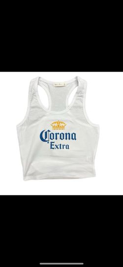 Corona extra Crop Tank Top