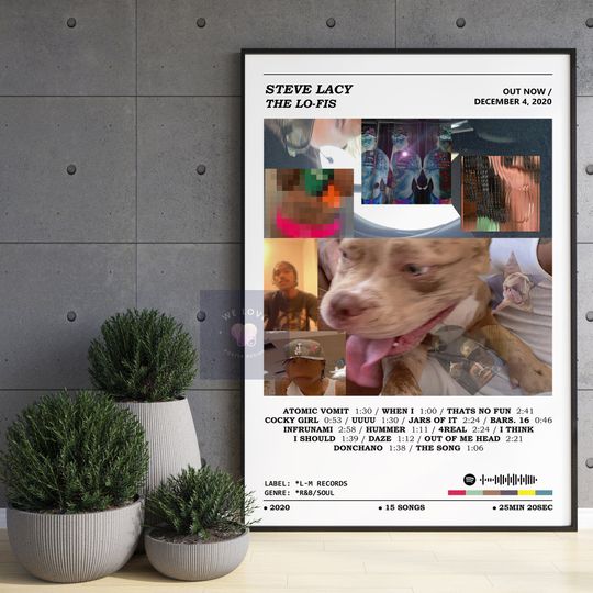 Steve Lacy - The Lo-Fis Album Poster / Steve Lacy Poster