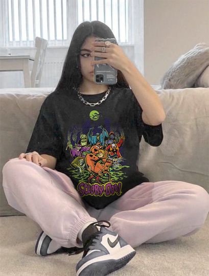 Scooby Doo Vintage Sweatshirt, Halloween Scooby Doo Sweatshirt