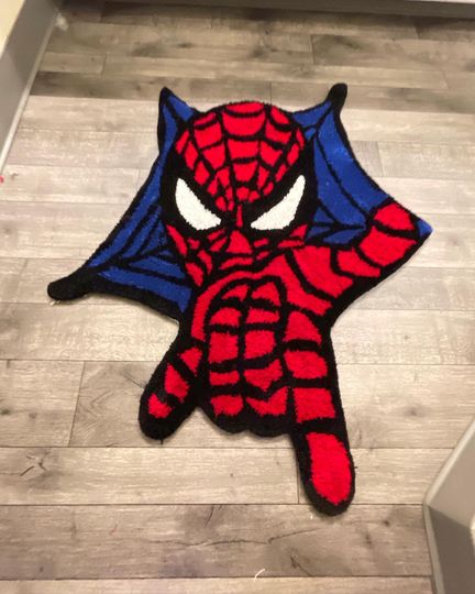 Spider-Man Web Shoot Cashmere Rug