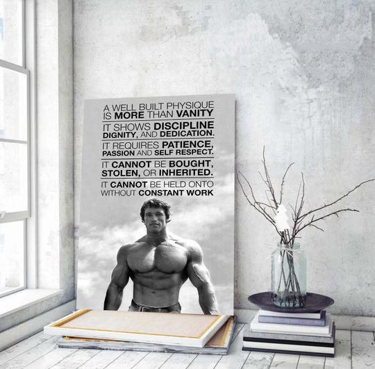 Arnold Schwarzenegger Gym Poster