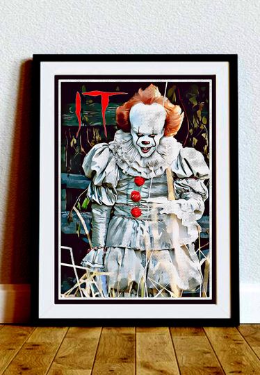 IT Poster, Pennywise Poster, Wall Decor