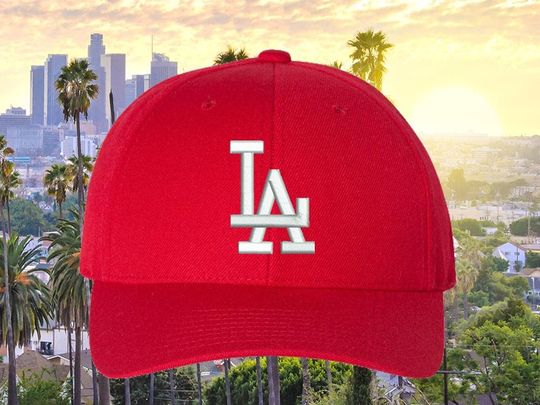 LA Dodgers 3D Embroidered Snapback Cap - Curved Visor