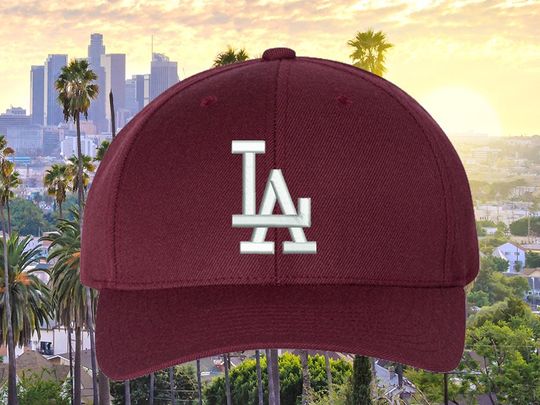 LA Dodgers 3D Embroidered Snapback Cap - Curved Visor