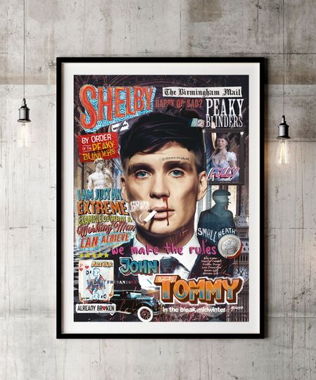 Peaky Blinders Poster, Thomas Shelby Poster
