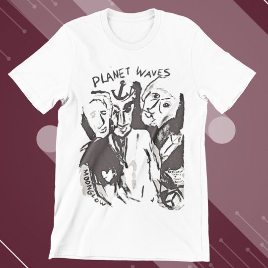 Bob Dylan Planet Waves Rock Folk Blues 70s Gift Funny Tee