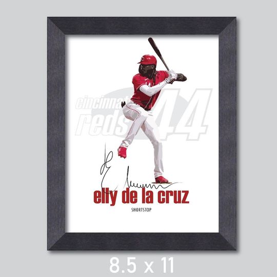 Elly De La Cruz Cincinnati Reds Baseball Poster/Wall Decor/Print