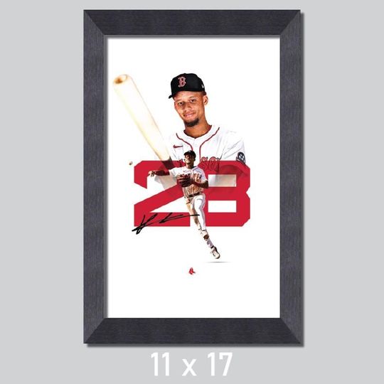 Kristian Campbell 28 Boston Red Sox Baseball Poster/Wall Decor/Print