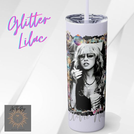 Stevie Nicks Tumbler with Lid and Straw 20oz