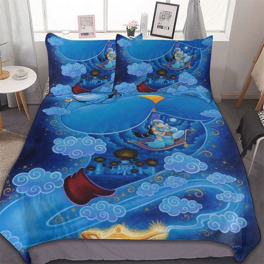 Disney Genie  Bedding Set  Home Decoration
