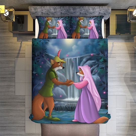 Disney Robin Hood Pillow Cover Duvet Cover Bedding Sets