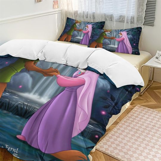 Disney Robin Hood Pillow Cover Duvet Cover Bedding Sets
