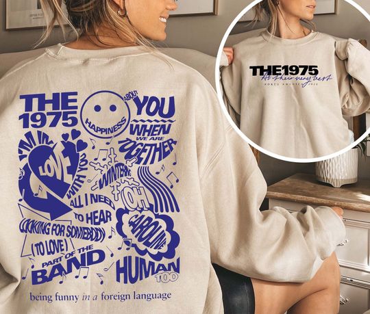 The 1975 Vintage Retro Sweatshirt, The 1975 Band Music Shirt