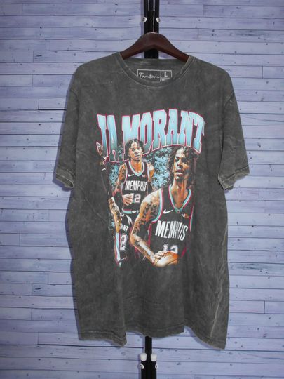 Ja Morant Acid Wash Shirt, Ja Morant Bootleg Vintage Style T-Shirt