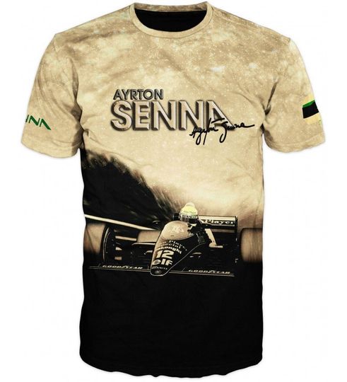 Ayrton Senna 3D T-shirt