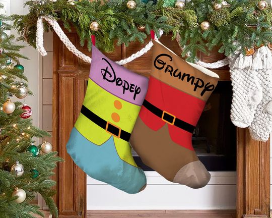 Disney Snow White and the Seven Dwarfs Stocking, Grumpy Stocking