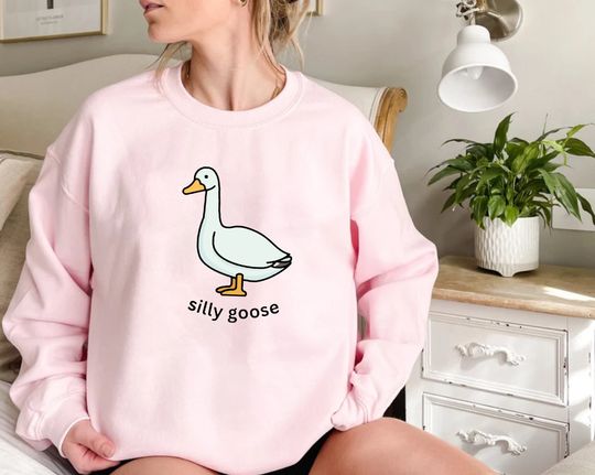 Silly Goose Sweatshirt, Silly Goose Sweater, Funny Goose Sweatshirt, Silly Goose University Shirt