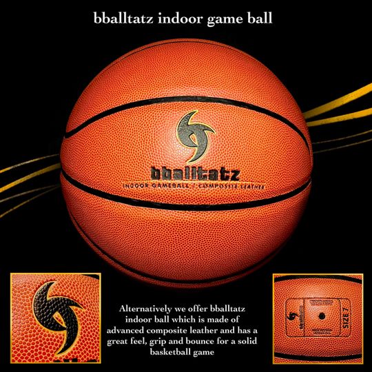 BLACK Tattoo (2 Panels) Design Customized Personalized on Basketball