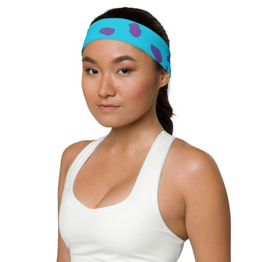 Blue Monster Headband