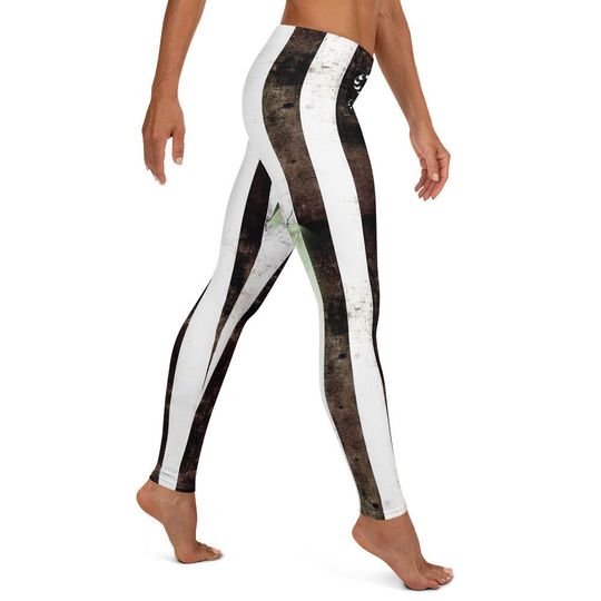 Beetle Ghost Leggings – Comfortable High Waist Yoga Pants for Women
