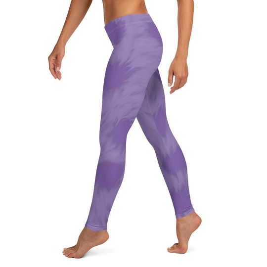 Purple Puff Leggings