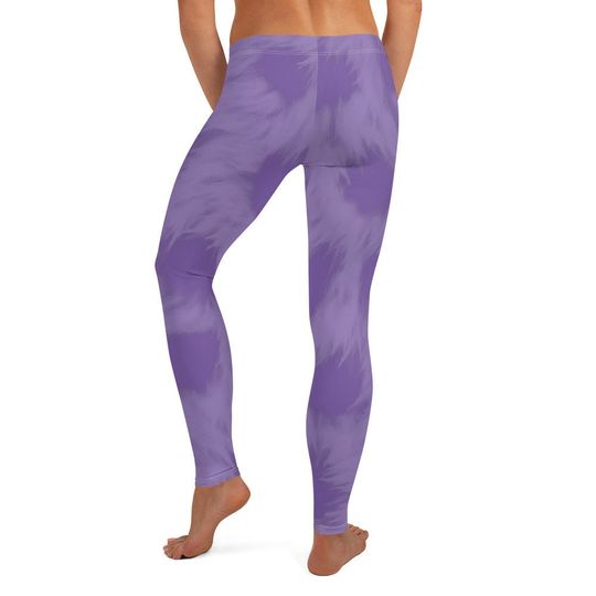 Purple Puff Leggings