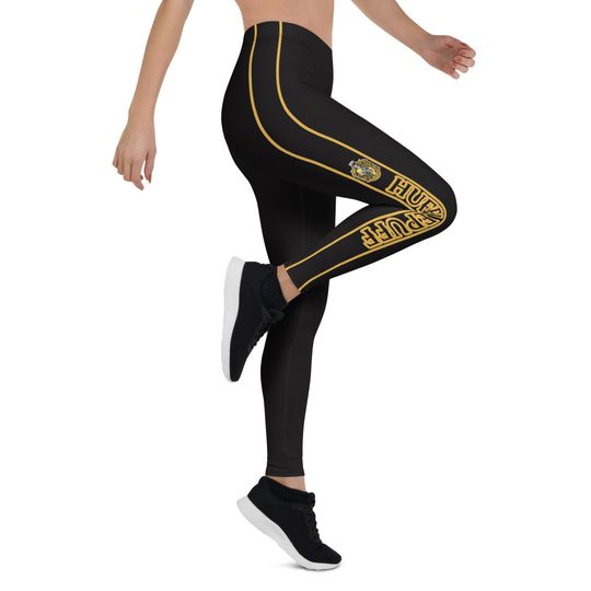 Yellow House Leggings – Comfortable High Waist Yoga Pants for Women