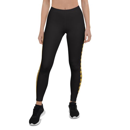 Yellow House Leggings – Comfortable High Waist Yoga Pants for Women