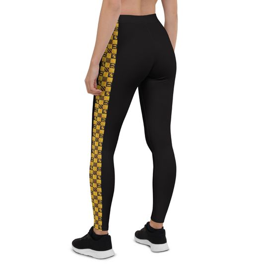 Yellow House Leggings – Comfortable High Waist Yoga Pants for Women