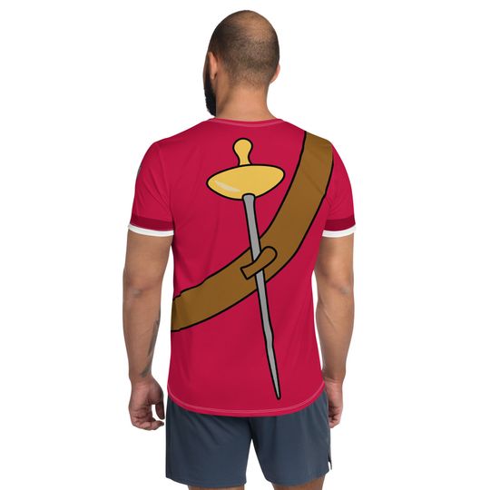 Captain Hook Inspired Men's T-shirt – Fun Cartoon Casual Graphic Tee for Adults