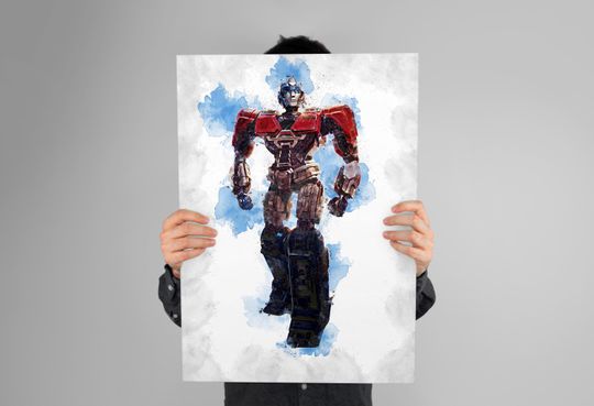 OPTIMUS PRIME POSTER - Transformers One Poster - Watercolor Art