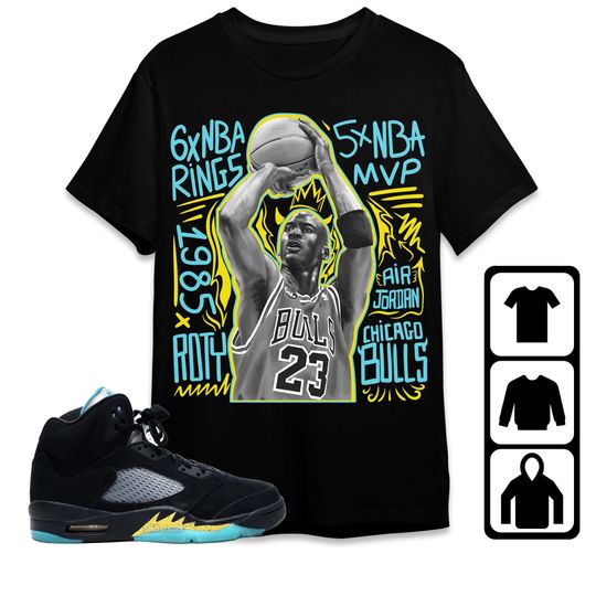 Jordan 5 Aqua Unisex T-Shirt
