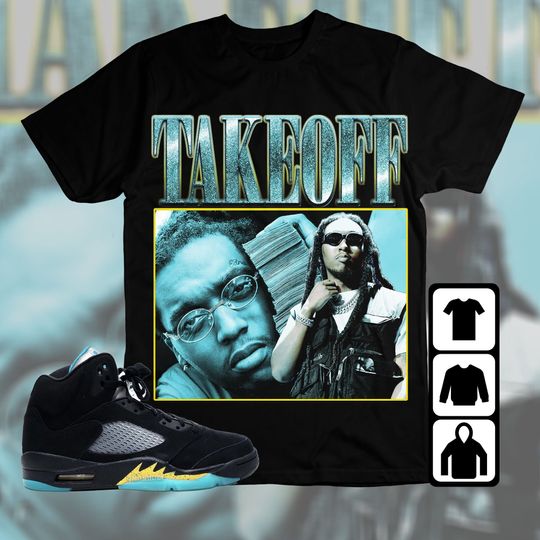 Jordan 5 Aqua Unisex T-Shirt, Tee, Sweatshirt, Hoodie, Takeoff, Shirt To Match Sneaker