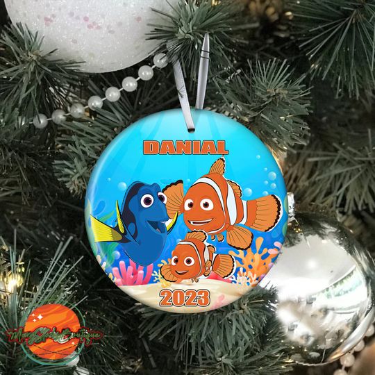Personalized Finding Nemo Ornaments,  Disney Christmas Ornament