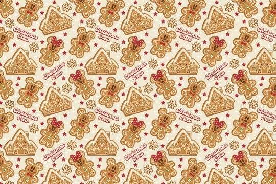 Disney Gingerbread Wrapping Paper